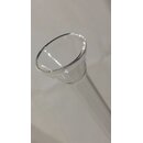 Futterrohr aus Glas mit Einfülltrichter 400 mm lang