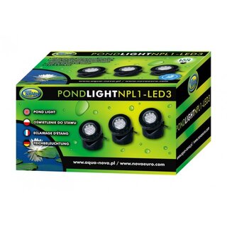 Aqua Nova Teichleuchte LED 3er-Pack